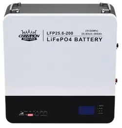 LiFePO4 25.6V 200Ah Закінчились. Очікуємо